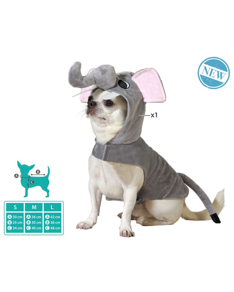 Elephant Costume for Medium Sized Dogs | Funny and Comfortable Outfit
